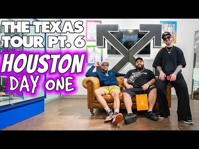 THE TEXAS TOUR: HOUSTON DAY ONE *WE FOUND CRAZY GRAILS SNEAKER SHOPPING*