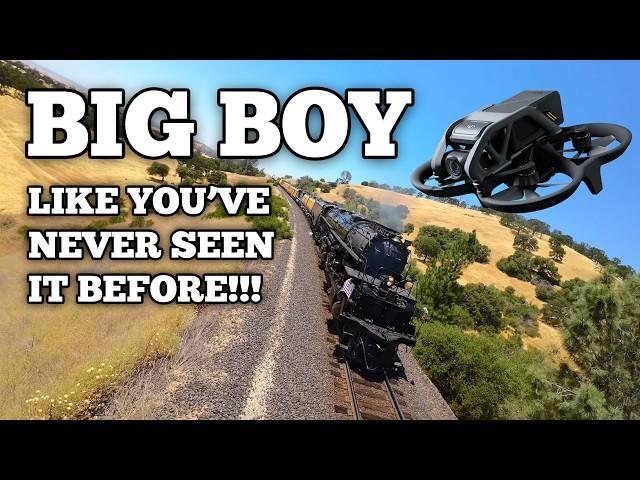 The Greatest Big Boy FPV Video of All Time! // UP 4014 @ Oroville Horseshoe (2024) CLOSE UP!