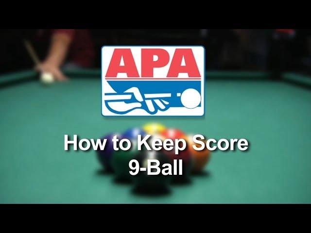 How to Keep Score While Playing 9-Ball in the APA Pool League
