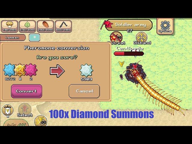 100x Diamond Summons [Pocket Ants]