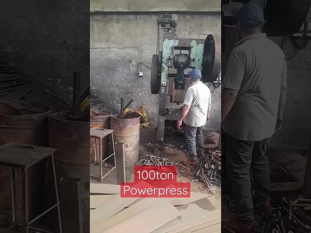 100ton powerpress pillar type for sale 8284089101 #dropforging #forging #machine #powerpressmachine