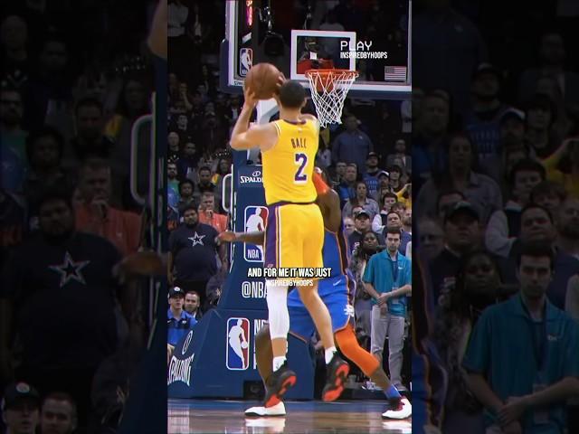 Lonzo Ball On The Coach Who Fixed His Jumpshot  #shorts #nbahighlights