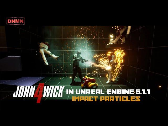 JOHN WICK 4 Dragon Breath Fire Shotgun Shootout in Unreal Engine 5 (by DNMN) - GENESIS ARMS GEN-12