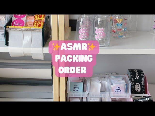 ASMR let’s pack an order