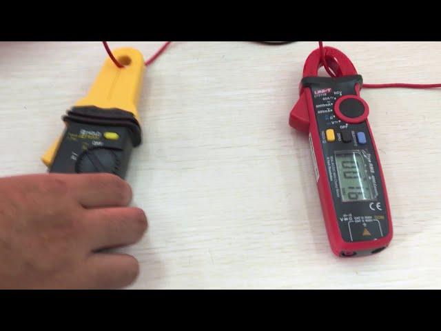 TECPEL, Use process calibrator, multimeter, clamp meter  at low current 10mA experiment test