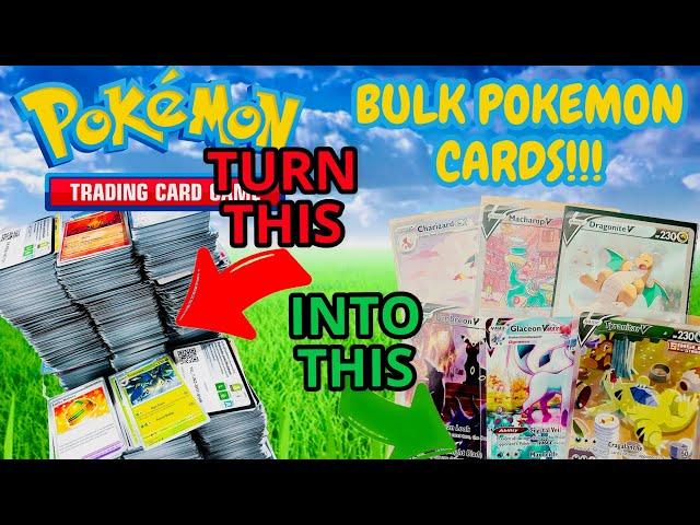 Pro Tip on Getting The Most Out of Bulk Pokemon Cards!