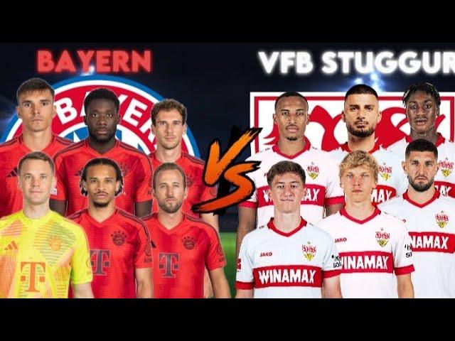 Bayern Munich  Vfb stuggurt,, Bundesliga,,Full Squad Comparison,,