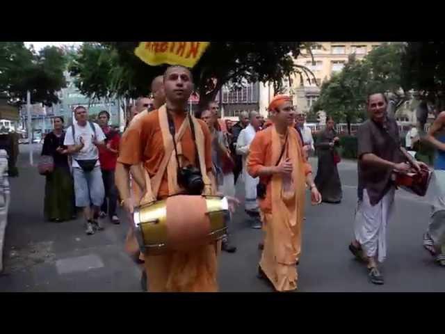 HH Kadamba Kanana Swami & Harinam Ruci - Bratislava, 19.8.2014