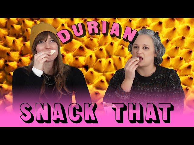 Fresh Durian & Durian Flavored Snacks Review