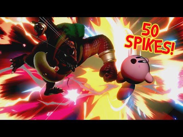 6 Minutes of King K. Rool Spikes!