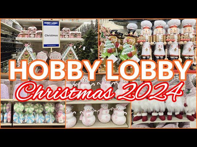 HOBBY LOBBY CHRISTMAS 2024 DECOR GINGERBREAD CANDYLAND DECOR CHRISTMAS TREES SHOP WITH ME