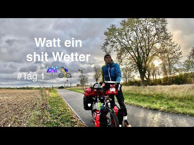 #G9toLastRide Teil 1 Von Gnoien zum Flughafen Berlin - Watt ein shit Wetter️‍️ #Tag1