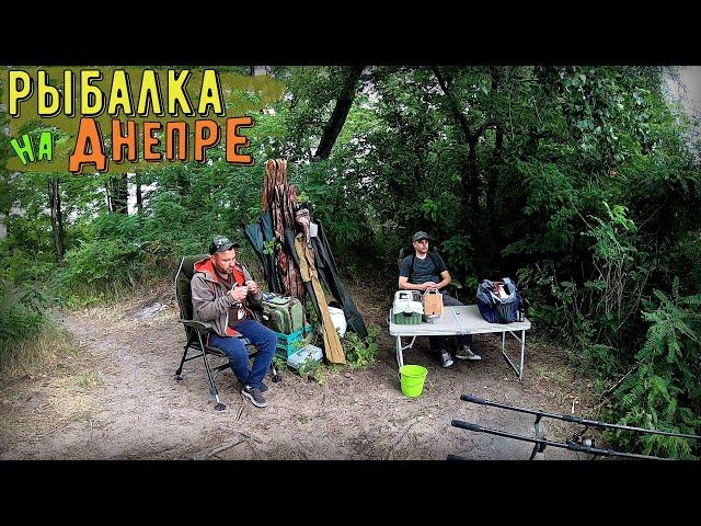 Воды нет, а рыбы море! Рыбалка на Днепре.