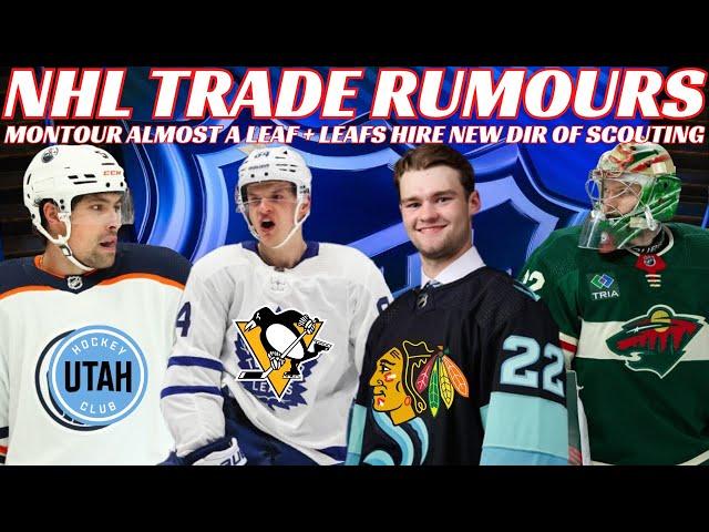 NHL Trade Rumours - Leafs, Oilers, Wild, Kraken + Montour & Debrusk Comments & Leafs Hire Leach