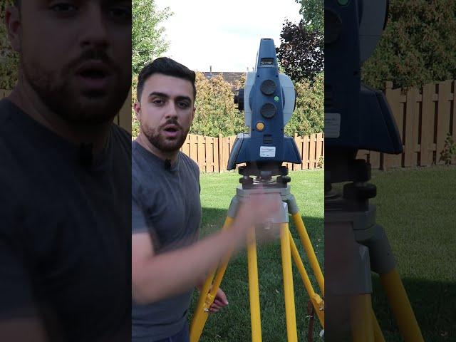 How to set up a Surveying Total Station #Shorts