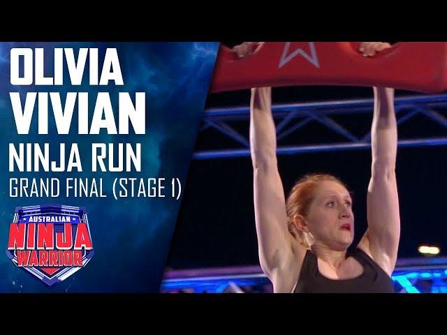 Olivia Vivian's shock Stage 1 splash out | Australian Ninja Warrior 2019