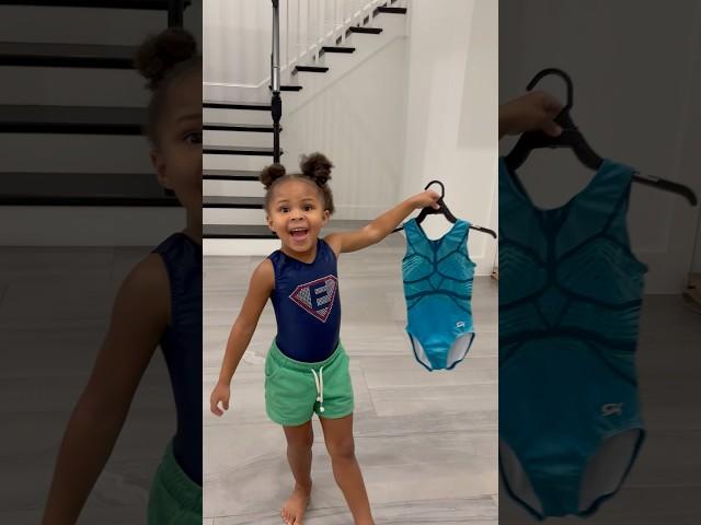 Mom surprises daughter with a new gymnastics outfit #shorts