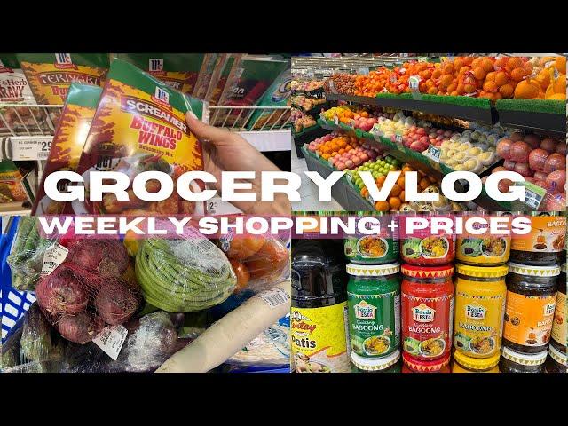 RELAXING ASMR | Realistic Grocery Vlog + Prices | Monthly Essentials | SM Supermarket Feb Sale