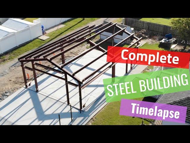 Complete Steel Building Time lapse RDH Construction