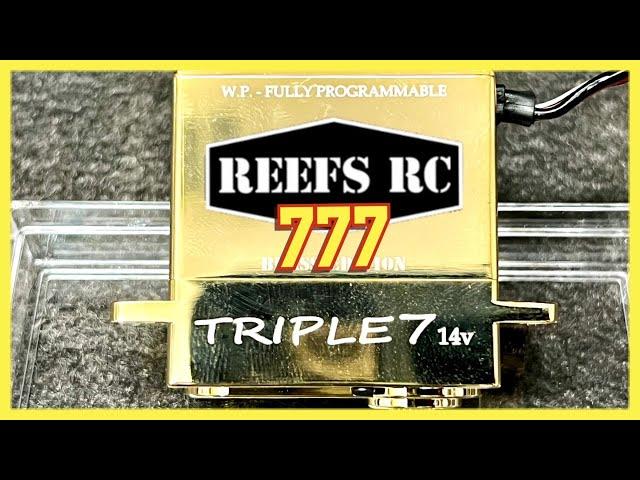 REEFS RC NEW BRASS 777 DIRECT POWER SERVO!!! YES!!