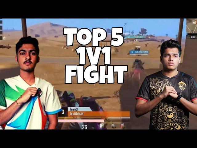 @JONATHANGAMINGYT vs @goblinbgmi | Top 5 1V1 Close Range Fights