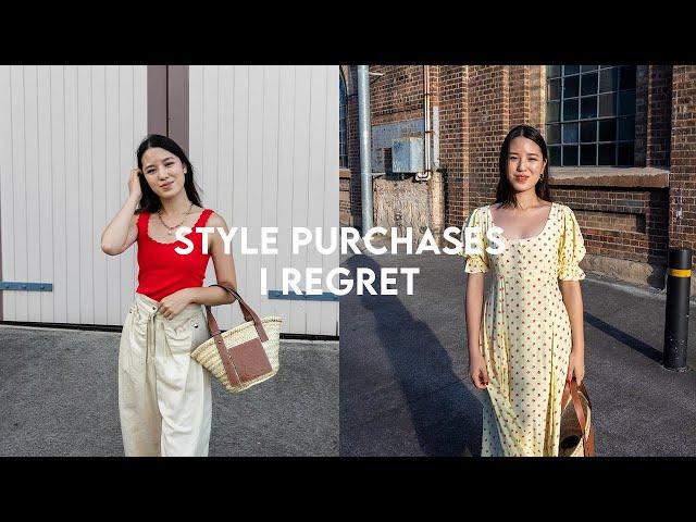 Style Purchases I Regret Buying + 5 Items I'm Decluttering