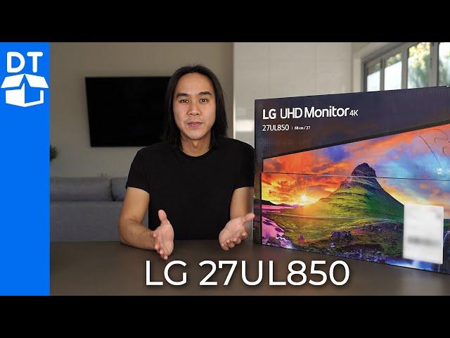 LG 27UL850-W 4K Monitor Review & Unboxing