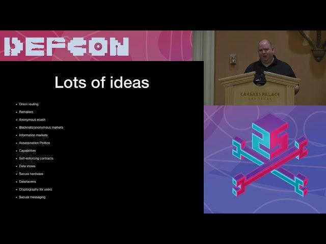 DEF CON 25 Crypto Village - Ryan Lackey - Cypherpunks History