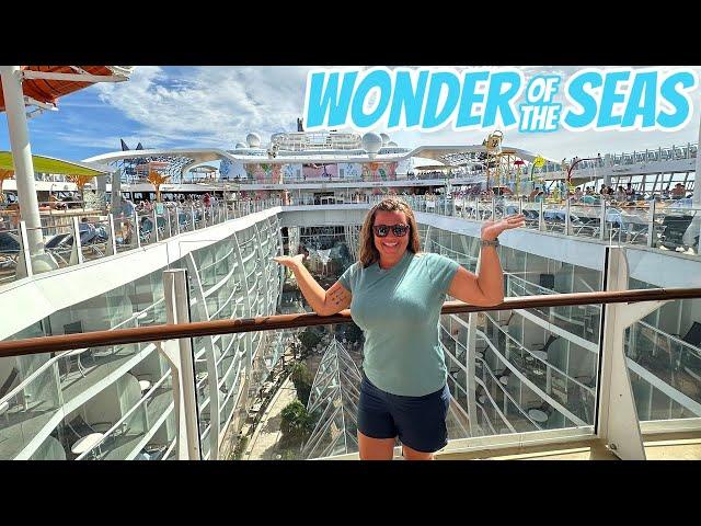 Boarding Wonder of the Seas for the First Time! Ship Tour