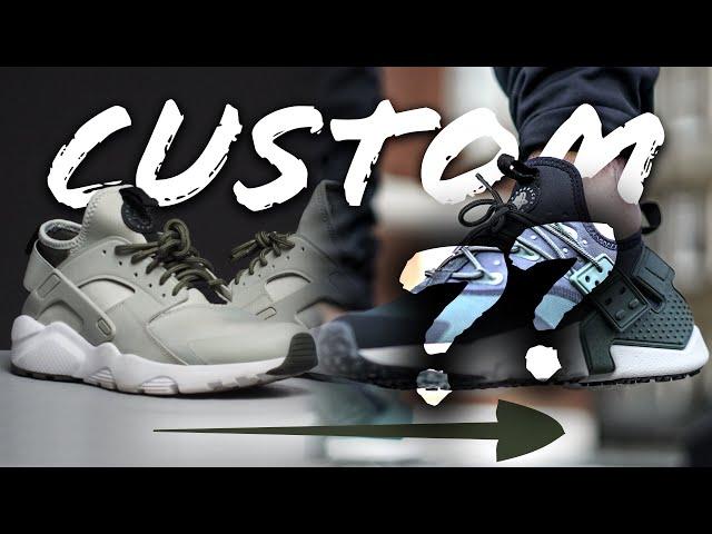 Transforming Nike Huarache Ultra to Huarache Drift Custom Sneakers