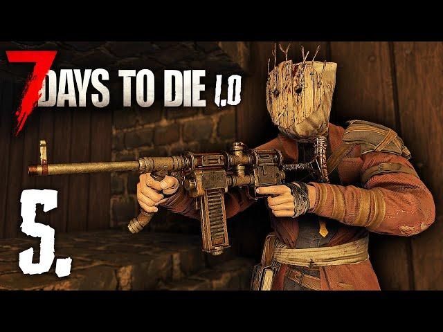 7 DAYS TO DIE 1.0 HORDA DEL DÍA 7 #5 *DIFICULTAD GUERRERO* - GAMEPLAY ESPAÑOL