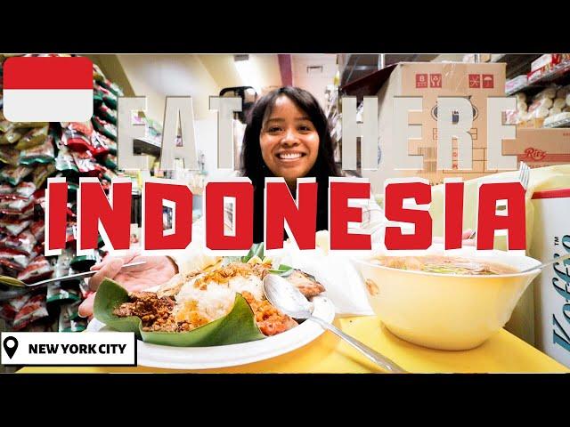 The BEST INDONESIAN Food in NYC is NOT from a Restaurant | HIDDEN NYC Indonesian Food Tour