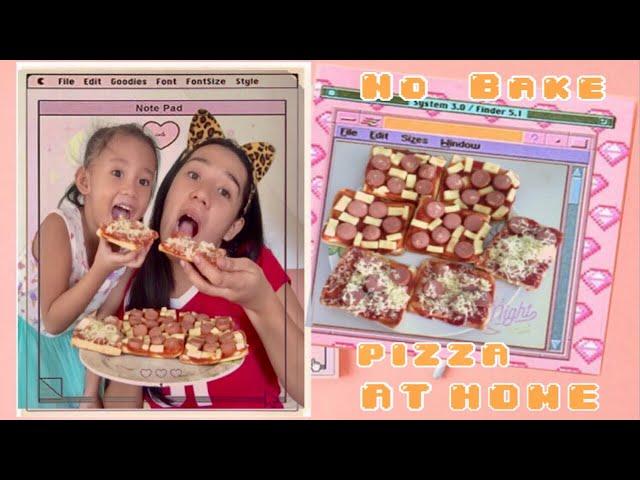 BREAD PIZZA (NO BAKE) tipid and easy | Philippines