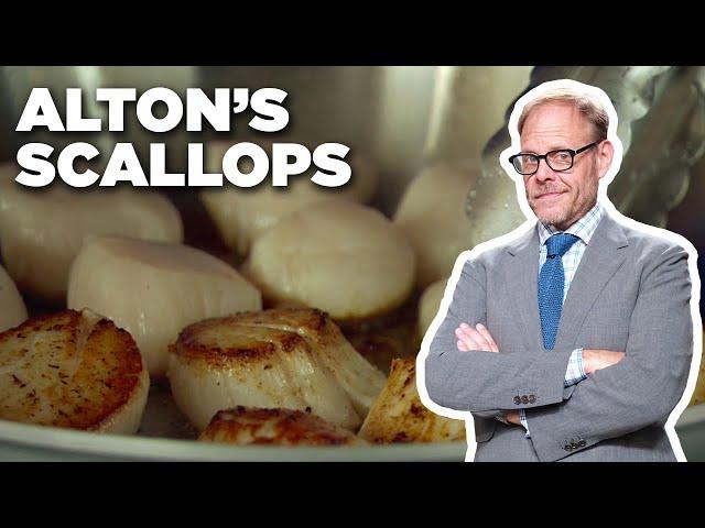 How to Perfectly Sear Scallops with Alton Brown | Good Eats | Food Network