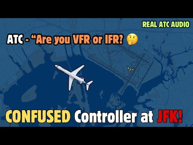 Pilot Creates a LOT of CONFUSION at JFK | VFR or IFR!!