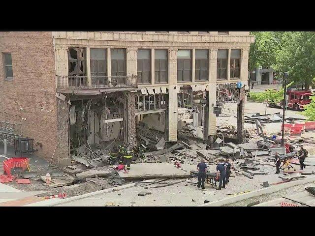 7 sent to hospital following downtown Youngstown explosion