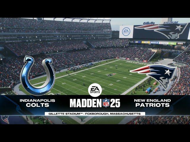 Madden 25 - Indianapolis Colts @ New England Patriots - Week 13