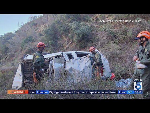 Man discovers woman stranded in San Gabriel Mountains for days