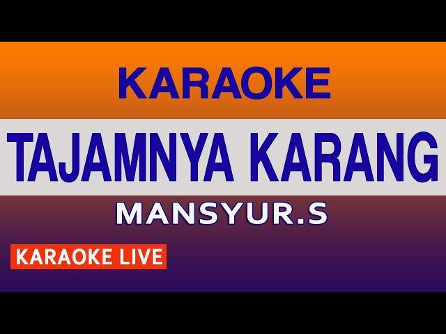 TAJAMNYA KARANG KARAOKE - MANSYUR S @VINOKORG