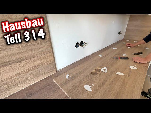 House construction part 314! (guest toilet and kitchen) ElektroM