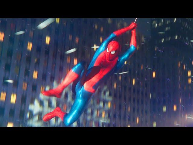 Spider-Man: No Way Home - Final Swing Scene - Classic Spider-Man’s Suit - Movie Clip HD