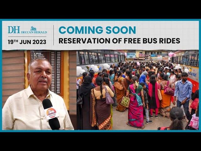 Women can soon reserve their free bus rides in Karnataka