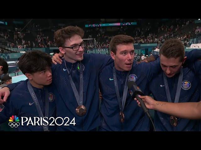 U.S. men's gymnastics team never doubted capability of meeting Olympic moment | Paris Olympics