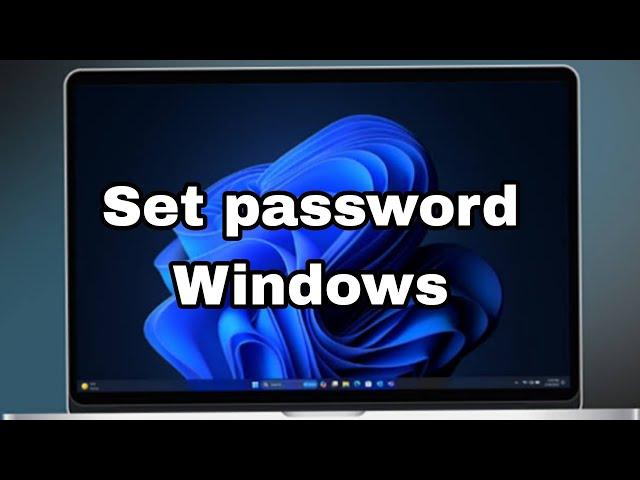 How to set password on Windows || How to set lockscreen in Laptop || Pc me password kaise lagaye