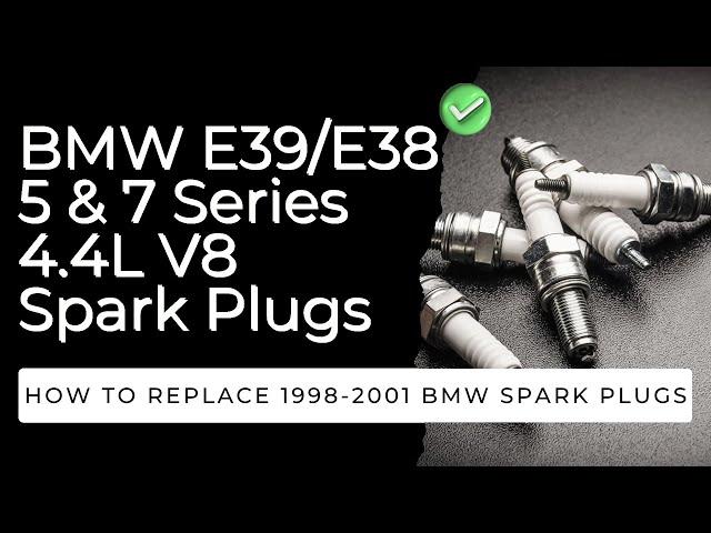 BMW E39 5-Series Spark Plug Change | 1998-2001 540 530 528 525 740