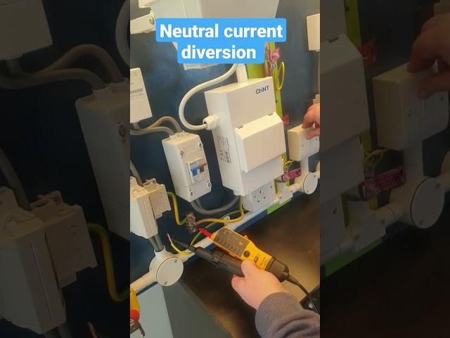 Neutral current diversion. Take care when doing board changes.