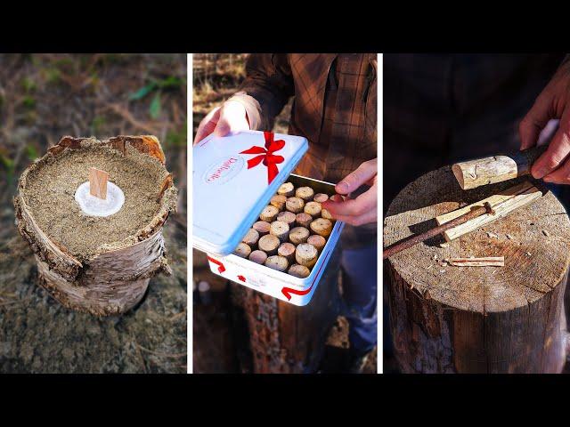 Great Bushcraft Candle and Natural Charcoal, TIPS & HACKS You must know