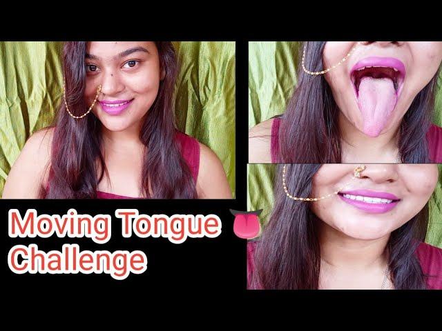 Moving Tongue (part 2) With Wearing Nathiya  And Open Mouth challenge video @paprisdreamworld6019