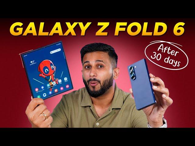 Samsung Galaxy Z Fold 6 review in Hindi after 30 days - This is a lot of fun! 