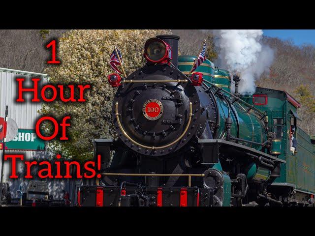 1 Hour Of Trains! 4K